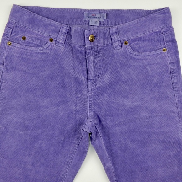 Vineyard Vines Corduroy Pants Purple Size 4 - Picture 4 of 8